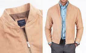 Grand Frank Italian Suede Bomber Jackets Men S Gear Suede Bomber Jacket Men Suede Jacket Outfit Suede Bomber