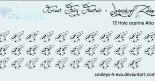 Great Fairy Fountain 12 Hole Ocarina Tableture By Smileys 4 Eva Deviantart Com On Deviantart Ocarina Tabs Ocarina Music Fairy Fountain