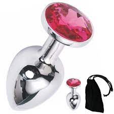 Plug Anal Joia Dilatador Grande Anus Inox Prazer Orgasmos Sexo Intenso