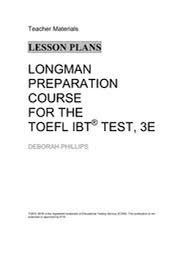 B+ test strategy and advice: Download Longman Preparation Course For The Toefl Free Pdf By Helen B Ambrosio Oiipdf Com