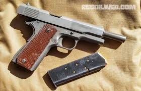 This damps the pin and absorbs some portion of the force. Shooting An Old War Horse Cmp Usgi 1911 Recoil