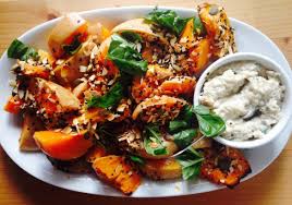 Ottolenghis Roasted Butternut Squash With Burnt Aubergine And Pomegranate Molassesrecipe Lifestyle Roasted Butternut Squash Pomegranate Molasses Pumpkin Salad