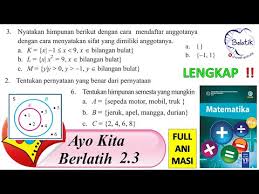 Lengkap Ayo Kita Berlatih 2 3 Kelas 7 Smp Mts Semester 1 Himpunan Matematika Bse Halaman 130 131 Youtube