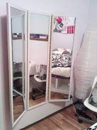 As highly requested here is a diy do it yourself project on how to make your own three way angled mirror under $40!!! Cbhm Three Way Mirror For B Bedroom Diy Three Way Mirror Home Diy