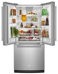 Touch and hold cubed ice for 3 seconds to unlock the. 20 Cu Ft 30 Inch Width Standard Depth French Door Refrigerator With Interior Dispense Stainless Steel Krff300ess Kitchenaid