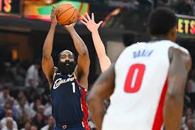 Cavs vs Pistons playoff action