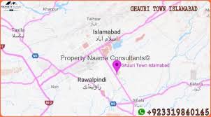 Gulberg greens islamabad map (updated). Ghauri Town Islamabad Housing Project Location Map Price Plan Property Naama Consultants
