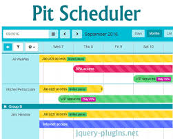Pit Scheduler Simple Scheduler Using Jquery And Bootstrap Schedule Bootstrap Jquery Mit Scheduler Pit Ff