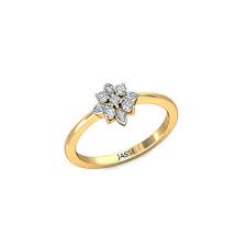 Solitaire, pavé, eternity, halo, classic, gemstone, designer Radiant Womens Gold Ring