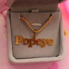 At persjewel, we offer a variety of styles and options for your personalized gold name necklace and pendant. V Attract Stainless Steel Charm Personalized Name Necklace Men Jewelry Punk Style Gold Chain Nameplate Collier Femme Custom Gift Customized Necklaces Aliexpress