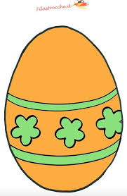 Stampo per uovo di pasqua fiori di pesco. Decorazioni Pasquali Fai Da Te Uova Di Pasqua Colorate Da Appendere Filastrocche It