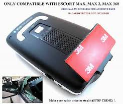 The reason the escort max360 is such is big deal is its new tech features: New Escort Permanent Windshield Mount For Escort Max Max360 Gt 7 Radar Detector Ebay
