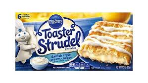 Pillsbury Danish Style Cream Cheese Toaster Strudel Toaster Strudel Strudel Toaster Pastry