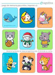 Es uno de los juegos para niños de 2 a 3 años para jugar en casa. Juego De Memoria Tarjetas Para Imprimir En Pdf De Juego Memory