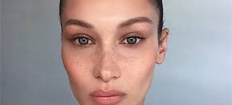 Isabella khair hadid palestinian & dutch @chromeheartsxbella luiz.mattos@img.com love , nyc preemptivelove.org/bellahadid. Bella Hadid Reveals Bare Face In Gorgeous Pic Plus 14 More Stars Proud Of Their Freckles Hot Lifestyle News