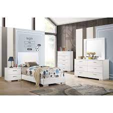 The felicity collection dresser will be an exquisite addition to your bedroom. Felicity Youth Low Profile Bedroom Set W Led Lighting Coaster Furniture Furniture Cart
