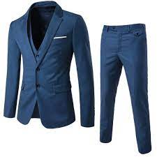 High Quality Spring Business And Leisure Suit A Three Piece Suit The Groom S Best Man Wedding Wish Dress Suits For Men Business Casual Suit Suits Men Business