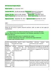 Jetzt eine riesige auswahl an gebrauchtmaschinen von zertifizierten händlern entdecken Spf Narrative Progress Report Report Period July G Rap
