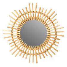 We did not find results for: Fabulaxe Sunburst Decorative Natural Rattan Wood Round Modern Boho Hanging Wall Mirror Target