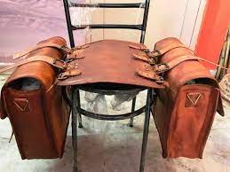 2 Bags Motorcycle 2 Pouch Brown Leather 2 Side Saddlebags Saddle Panniers New Leather Motorcycle Saddlebags Motorcycle Saddlebags Leather Backpack For Men