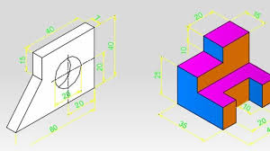 Makine Teknik Resmi Sinav Sorulari Autocad Dwg Formatinda Cevap Anahtari Ile Birlikte Verilmistir Izdusum Gorunus Cikarma Teknik Egitim Autocad