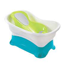 Your toddler's perspective on bath time the bath is slippery. Amazon Com Summer Comfort Height Bath Tub Elevated And Spacious Baby Bathtub With Newborn Bath Support Extended Use Features Include Stand Alone Kneeler And Stepstool Baby