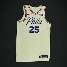 Последние твиты от city of jersey city (@jerseycity). Ben Simmons Philadelphia 76ers Game Worn City Jersey 2017 18 Season Worn During 3 Games Nba Auctions