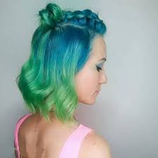 Just be prepared to keep it off your roots if you don't want them lightened, *work fast* and be ready to wash it out as soon as it's ready. 23 Modern Blue And Green Hair Color Ideas For 2020