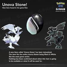 Pokemon go remains to be one of the biggest mobile titles in the world.even in a global pandemic, the game continues to perform very well with special events and discounts for specific items. Couple Of Gaming Auf Twitter A New Item Called The Unova Stone Has Been Datamined Nothing Has Been Confirmed About This Item And It S Use But We Re Excited To Find Out