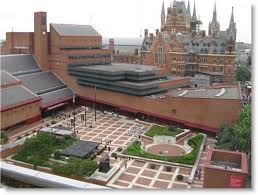 This Is The British Library The Fancy Building In The Back Is A Train Station Becca And I Had A Quick Lunch British Library London Architecture London Life