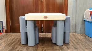 Little tikes fridge *see offer details. Little Tikes Table Set White Grey With 2 Chairs Babies Kids Baby Nursery Kids Furniture Kids Tables Chairs On Carousell