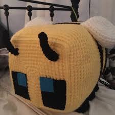 It will be a great gift for fans of the game. Minecraft Bee Crochet Pattern Amigurumi Bee Minecraft Plush Etsy