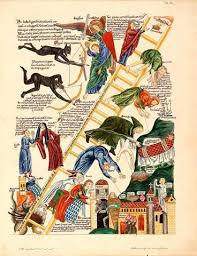 Jacob S Ladder Herrad Of Landsberg Medieval Jacob S Ladder Illustrated Manuscript