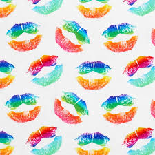 Iris is the sweetest, purest, most naive little baby. Tecido De Malha Jersey Arco Iris Boca Beijo Mistura De Cores Jersey De Algodao Tecidos Com Pt
