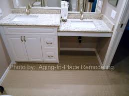 Hand crafted • hand finished • ships fully assembled Accessible Sink Aging In Place Remodeling