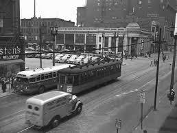 Washington Ave At Broadway 1942 Missouri Athletic Club Is In The Upper Right Corner St Louis Mo St Louis Historical Place