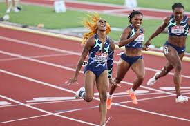 Black twitter drags white journalist for saying sha'carri richardson's hair and nails are signs of steroid use she made a similar allegation against florence joyner. Dyestat Com News Sha Carri Richardson Storms To Olympic Trials Victory In Women S 100