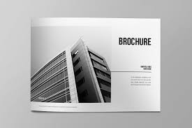 Black And White Architecture Minimal Black White Architecture Brochure On Behance Architecture Brochures Brochure Design Layout Brochure