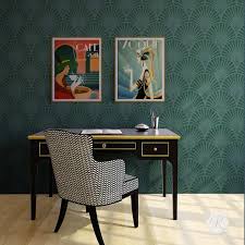 Gatsby Hollywood Glam Art Deco Wall Stencil For Painting Etsy In 2020 Deco Furniture Interior Deco Art Deco Interior Design