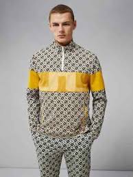 J Lindeberg Men's Dale Light Golf Jacket GMOW06810 W071 Black Multi M XL  NEW