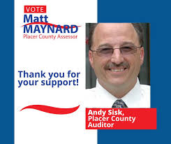 Matt Maynard for Placer County Assessor 2022