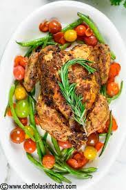 Learn how to roast chicken perfectly whether you are using a roasting pan, slow cooker, or just need to use a regular pan you have on hand. Easy Dry Rub Roast Chicken Chef Lola S Kitchen