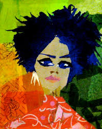 Tissue paper,yes love it too.Some ladies I was doing some time ago.