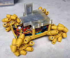 All 3d Printed Mecanum Wheel Rover Using Parametric Wheels By Gchristopher Mecanum Wheel 3d Printing Prints