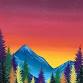 Paint Nite: Autumn Sunset Pine