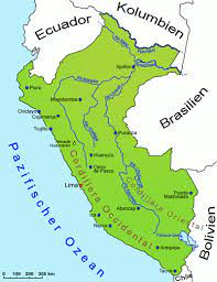 Peru ist das drittgrößte land südamerikas. Peru Landkarte Lander Peru Goruma