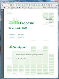 Music Dj Sample Proposal Business Proposal Examples Business Proposal Sample Proposal Software