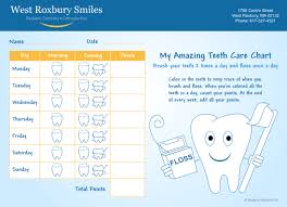 my amazing teeth care chart