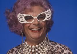 Cliff Richard Dame Edna Everage Barry Editorial Stock Photo