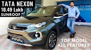 Altroz top vs nexon base : 2020 Tata Nexon Xz Optional Premium Suv Sunroof New Interiors Features Price Tata Nexon Bs6 Youtube